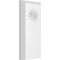 Ekena Millwork Standard Foster Spiral Plinth Block With Beveled Edge, 2 1/2"W x 5"H x 1/2"P PBP025X050X050FOS13 - alternate 1